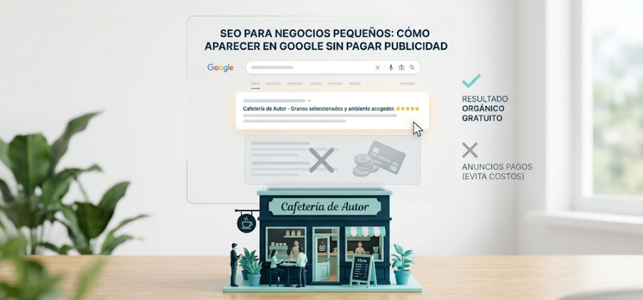 Página web optimizada para SEO y visibilidad orgánica